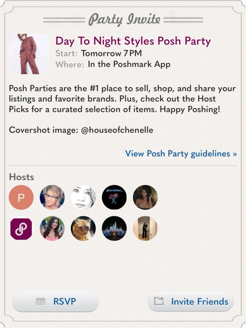 Style Posh Party Posh Party on Sun Apr 12, 2026 7:00 PM PT.